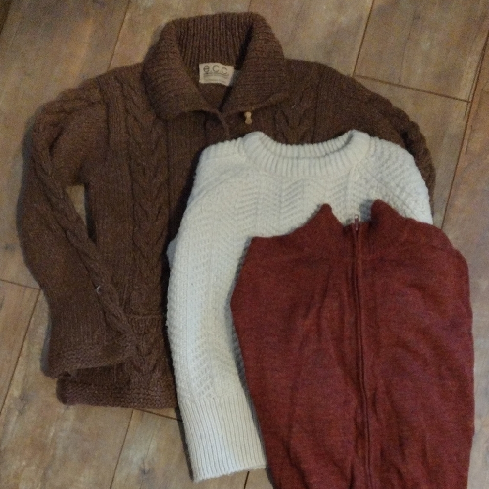 Chunky Knit Sweater Lot
